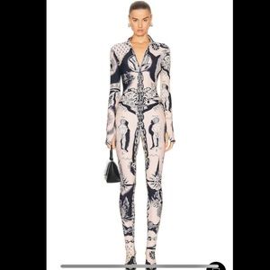 Jean Paul Gaultier Heraldry Tattoo Jumpsuit